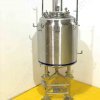 1,000 Ltr 316 Grade SS Jacketed Tank with Full-Sweep Scraped-Surface Mixer